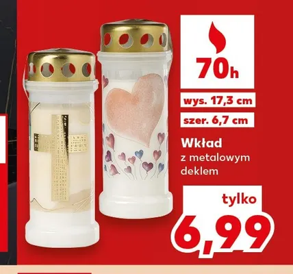 Wkład z metalowym deklem promocja w Kaufland