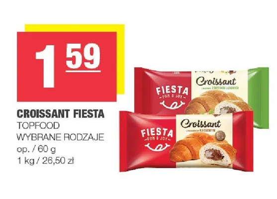 Croissant Fiesta Topfood promocja w SPAR