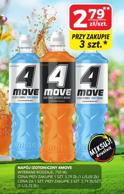 Napój izotoniczny 4Move Multifruit promocja w Top Market
