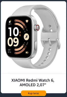 Smartwatch Xiaomi Redmi Watch 6 Amoled 2,07" promocja w Amazon
