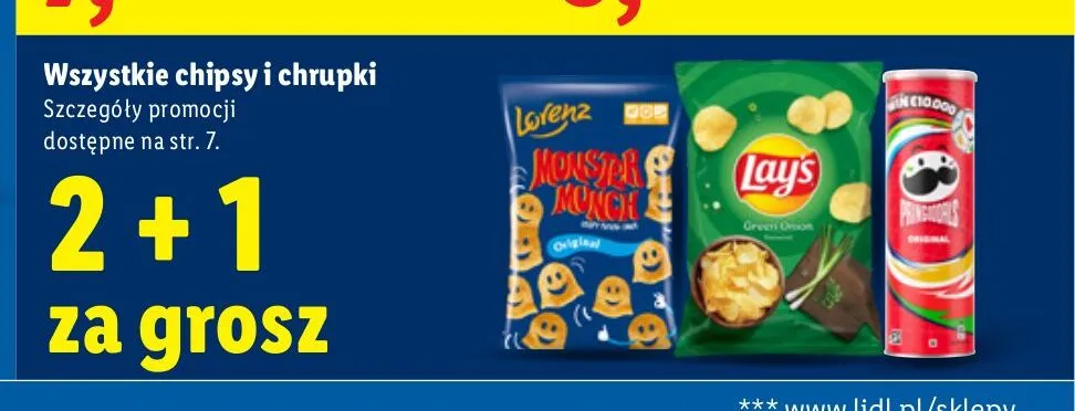 Chipsy Pringles Original promocja w Lidl