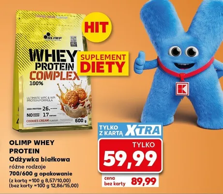 Odżywka białkowa Olimp Whey Protein Complex 100% 600 g promocja w Kaufland