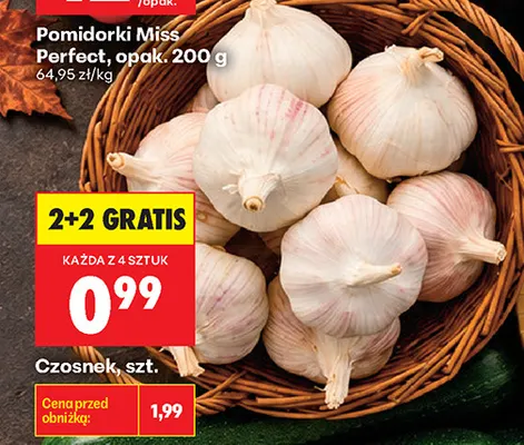 Czosnek promocja w Biedronka