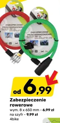 Zabezpieczenie rowerowe promocja w Bricomarche