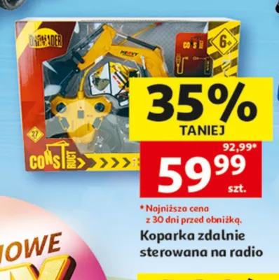 Koparka zdalnie sterowana na radio promocja w Auchan