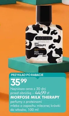 Perfumy do włosów Morfose Milk Therapy promocja w Super-Pharm