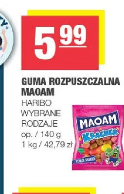 Guma rozpuszczalna Maoam Kracher promocja w SPAR