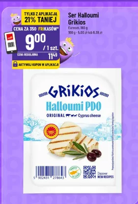 Halloumi Grikios promocja w POLOmarket