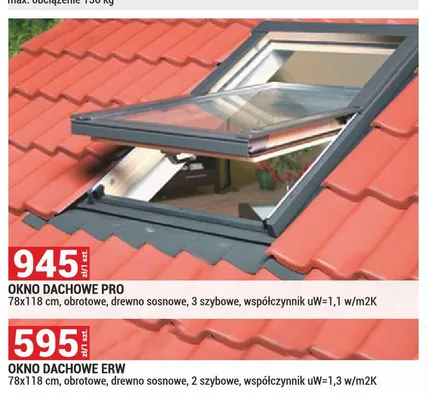 Okno dachowe PRO promocja w Merkury Market