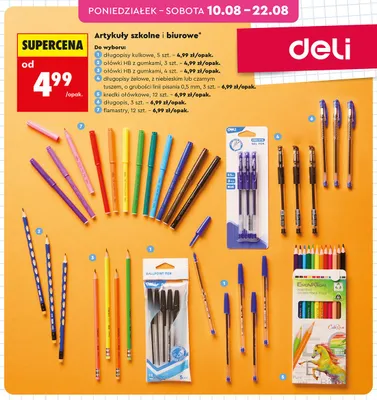Flamastry Deli promocja w Biedronka