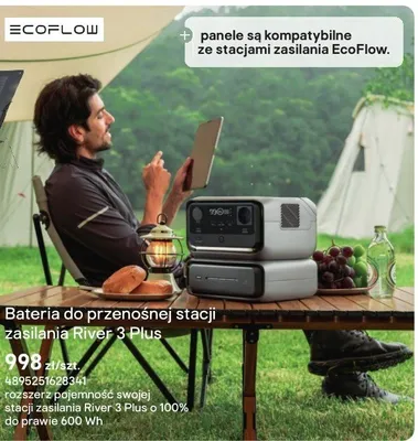 Bateria do przenośnej stacji zasilania River 3 Plus promocja w Castorama