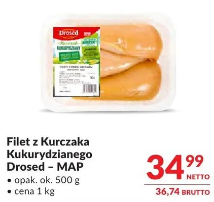 Filet z Kurczaka Kukuryddzianego Drosed - MAP promocja w Makro