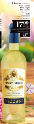 Wino Vezzani Pinot Grigio delle Venezie białe, wytrawne promocja w POLOmarket