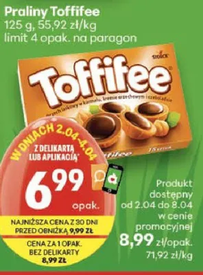 Praliny Toffifee promocja w Delikatesy Centrum
