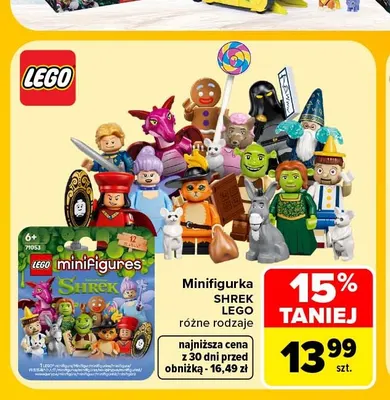 Minifigurka Shrek Lego promocja w Carrefour