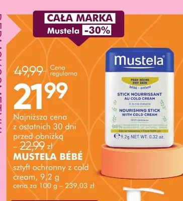 Sztyfik ochronny z cold cream promocja w Super-Pharm