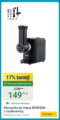 Maszynka do mięsa Berdsen z szatkownicą promocja w ERLI