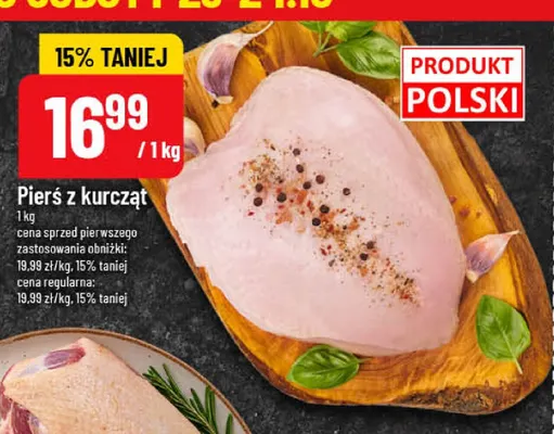 Pierś z kurcząt promocja w POLOmarket