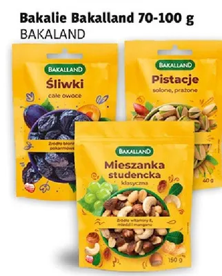 Bakalie Bakalland, różne rodzaje promocja w Prim Market