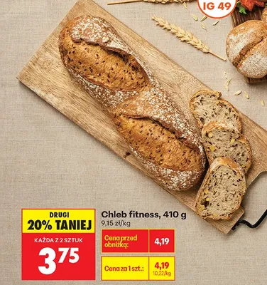 Chleb fitness promocja w Biedronka