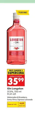 Gin Longston Sunny Citrus promocja w Biedronka