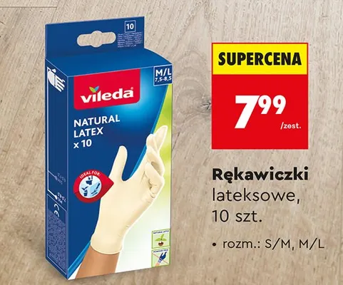 Rękawiczki lateksowe promocja w Biedronka