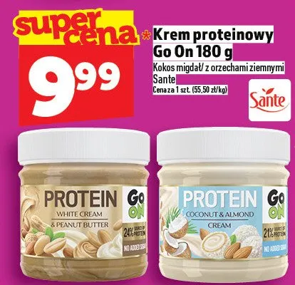 Krem proteinowy Go On promocja w TOPAZ