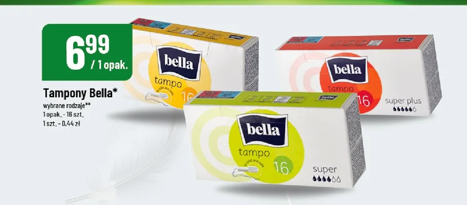 Tampony Bella Tampo Normal promocja w POLOmarket
