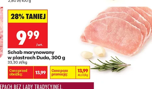 Schab marynowany w plastrach Duda promocja w Biedronka