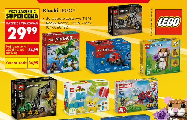 Klocki LEGO 31376 promocja w Biedronka