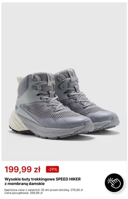 Wysokie buty trekkingowe Speed Hiker z membraną damskie 4F promocja w 4F