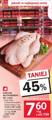 Kurczak bez podrobów ok. 1,6 kg promocja w Selgros