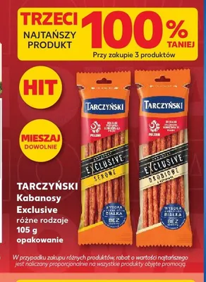 Kabanosy Tarczyński Exclusive serowe promocja w Kaufland