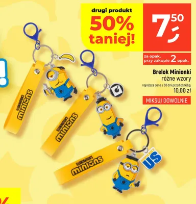 Brelok Minionki promocja w Dealz