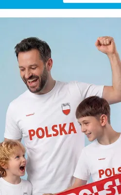 Koszulka 100% bawełny Polska męska rozmiary S-XXXL promocja w Pepco