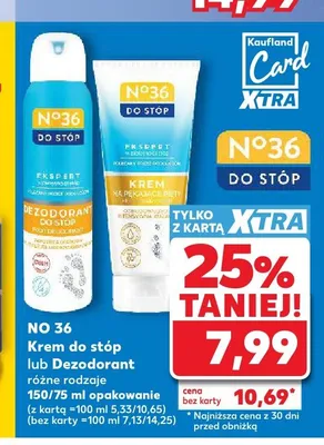 Dezodorant do stóp No 36 promocja w Kaufland