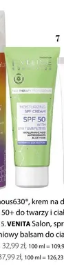 Krem do twarzy nawilżający z SPF 50 Eveline Cosmetics promocja w Hebe