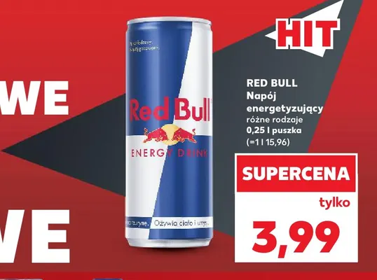 Napój energetyzujący Red Bull promocja w Kaufland