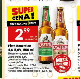 Piwo Kasztelan 5,6% promocja w Twój Market