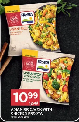 Asian rice, wok with chicken promocja w Stokrotka
