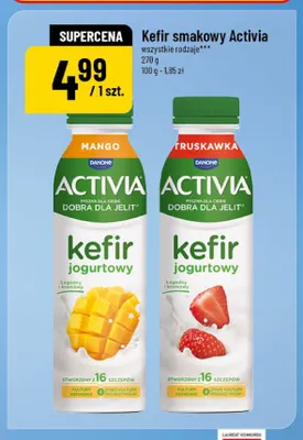 Kefir smakowy mango Activia promocja w POLOmarket