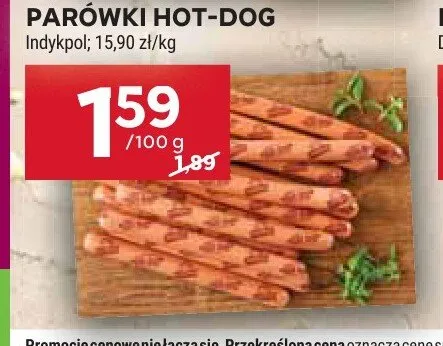 Parówki Hot-Dog Indykpol promocja w Stokrotka