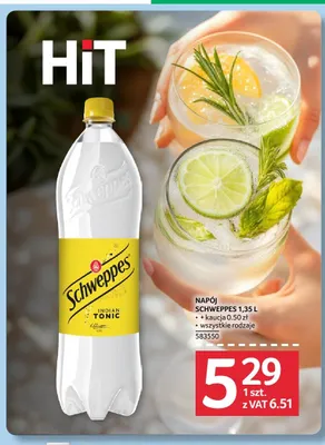 Napój Schweppes Indian Tonic promocja w Selgros