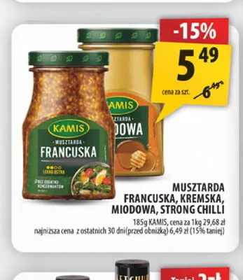 Musztarda kremska Kamis promocja w Arhelan