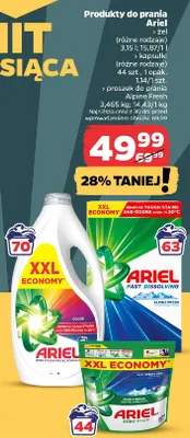 Kapsułki do prania Ariel Allin1 Pods promocja w Netto