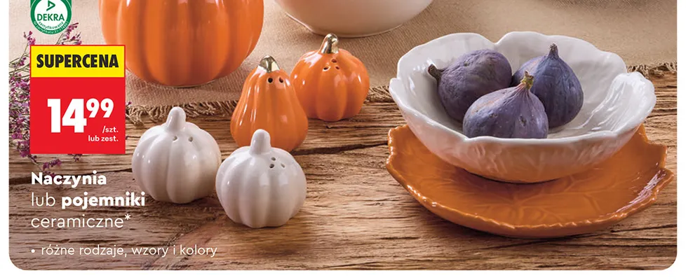 Pojemniki ceramiczne Smukee promocja w Biedronka