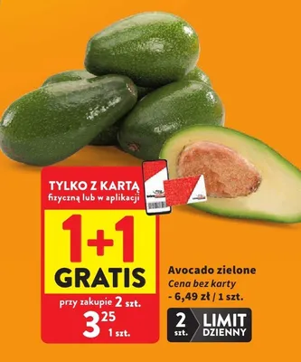 Avocado zielone promocja w Intermarche