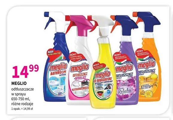 Odtłuszczacz w sprayu Meglio Lo Sgrassatore promocja w Drogerie Polskie