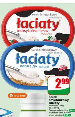Serek śmietankowy Łaciaty meksykański smak promocja w Dino