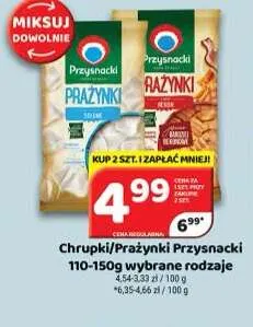 Chrupki Prażynki Przysnacki promocja w Delfin